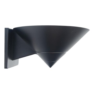 BRILAGI - Āra sienas kronšteins HARBOR CONE 1xE27/40W/230V 20 cm IP33 melns