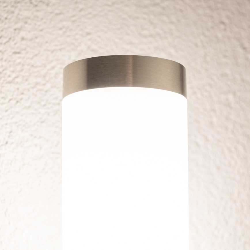 BRILAGI - Āra sienas lampa ar kustības sensoru ELIA 1xE27/20W/230V IP44 matēts hroms
