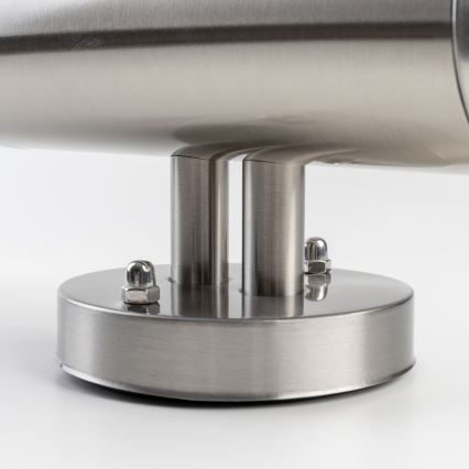 BRILAGI - Āra sienas lampa ar kustības sensoru ELIA 1xE27/20W/230V IP44 matēts hroms