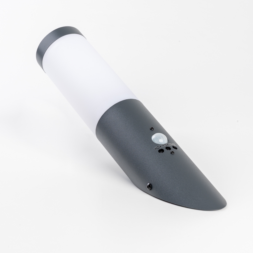 BRILAGI - Āra sienas lampa ar kustības sensoru ELIA 1xE27/20W/230V IP44 antracīts