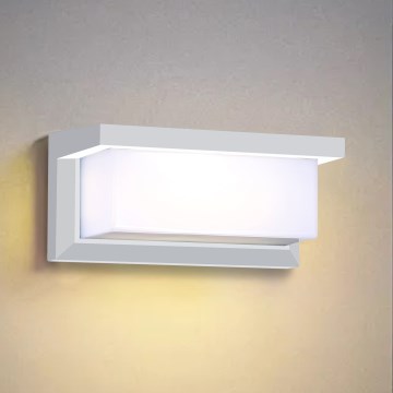 Brilagi - Āra sienas lampa BRICKY 1xE27/60W/230V balta IP54