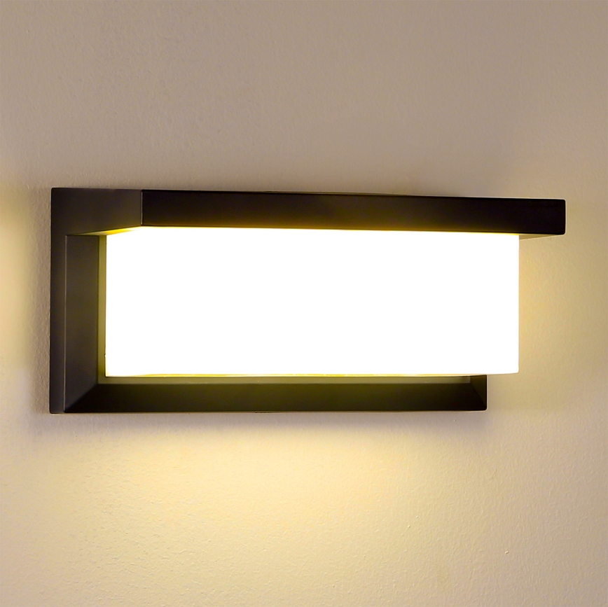 Brilagi - Āra sienas lampa BRICKY 1xE27/60W/230V melna IP54