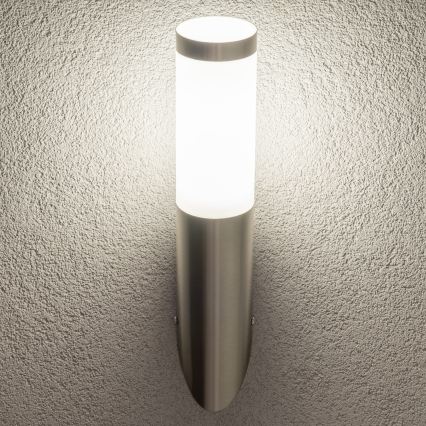 BRILAGI - Āra sienas gaismeklis ELIA 1xE27/20W/230V IP44 matēts hroms