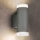 Brilagi - Āra sienas lampa MATERA 2xGU10/30W/230V pelēka IP54
