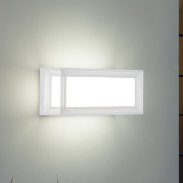 Brilagi - Āra sienas lampa PARKER 1xE27/60W/230V balta IP44