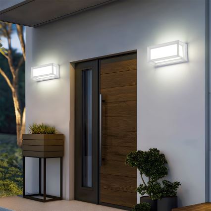 Brilagi - Āra sienas lampa PARKER 1xE27/60W/230V balta IP44