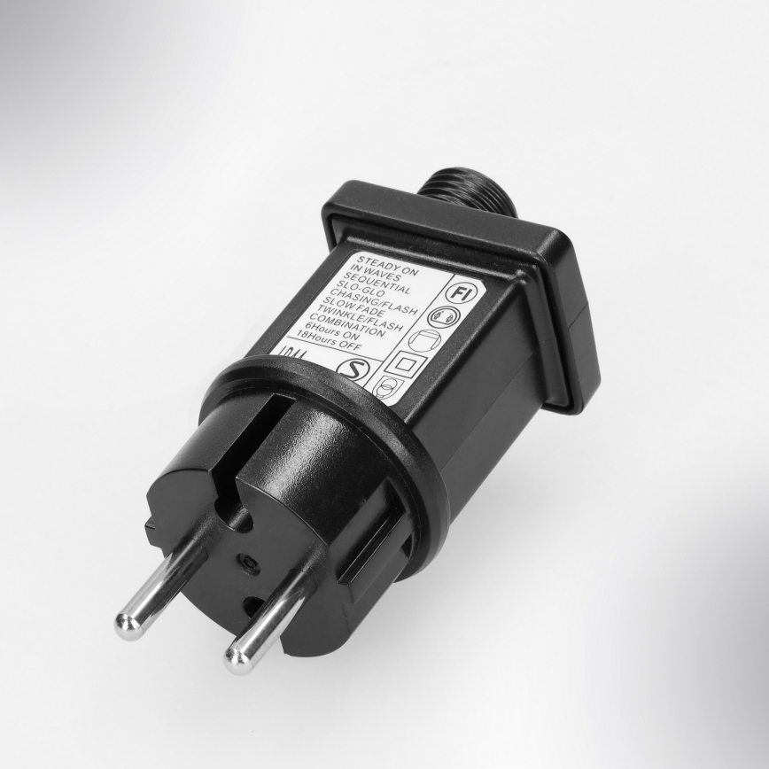 Brilagi - LED āra Ziemassvētku virtene 200 LED/8 režīmi 13m IP44 auksti balti varvekļi