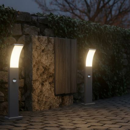 Brilagi - ARCELO LED āra lampa ar sensoru LED/9W/230V 50 cm IP44