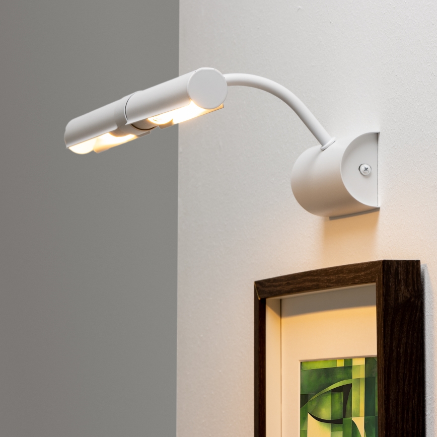 Brilagi - Attēla lampa DANAE 2xE14/40W/230V balta