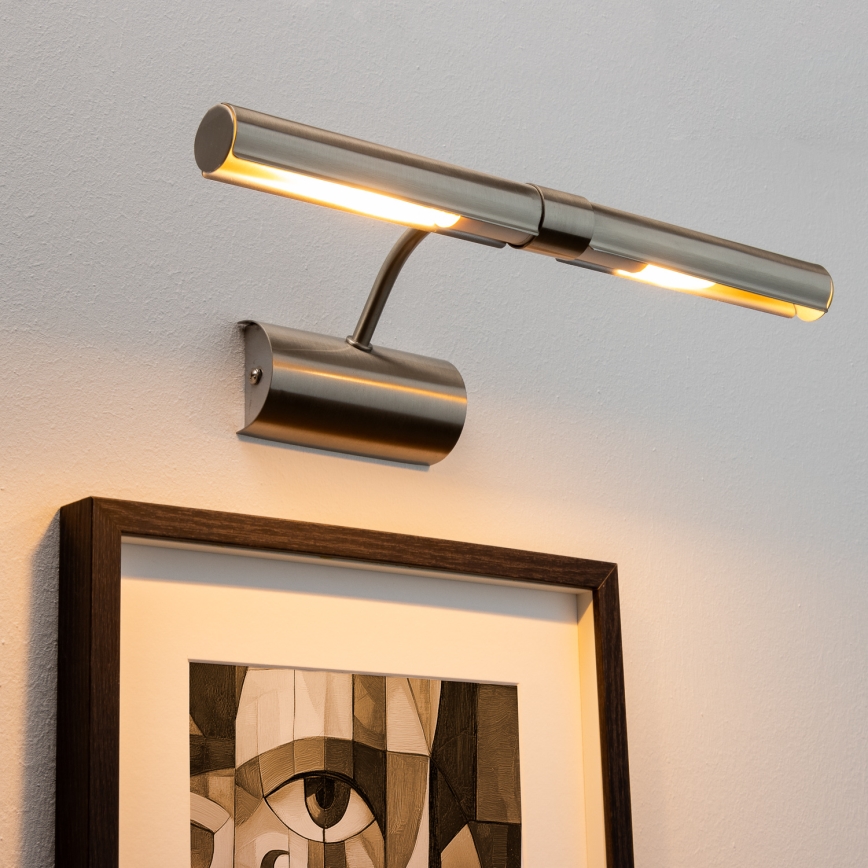 Brilagi - Attēla lampa DANAE 2xE14/40W/230V matēts hroms