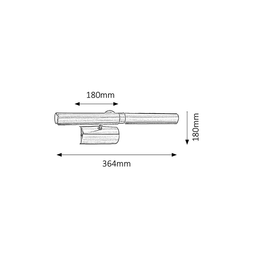 Brilagi - Attēla lampa DANAE 2xE14/40W/230V matēts hroms