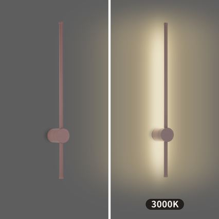 Brilagi - LED āra sienas gaismeklis AURA LED/12W/230V 3000K IP54 65 cm brūns CRI 90