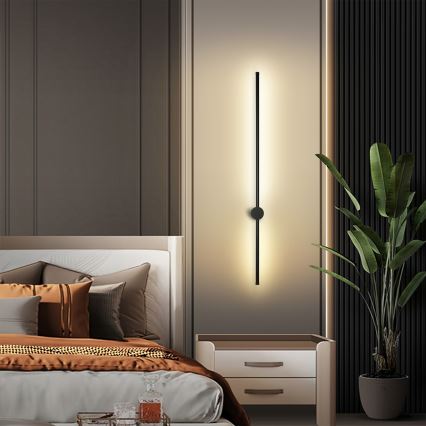 Brilagi - LED āra sienas gaismeklis AURA LED/20W/230V 4000K IP54 97 cm antracīts