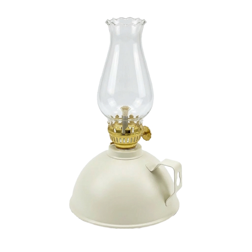 Brilagi - balta petrolejas lampa MERLIN