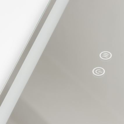 Brilagi - LED vannas istabas apsildāms spogulis BELLA LED/19W/230V 60x90 cm IP44 CRI 90 dimmējams + CCT