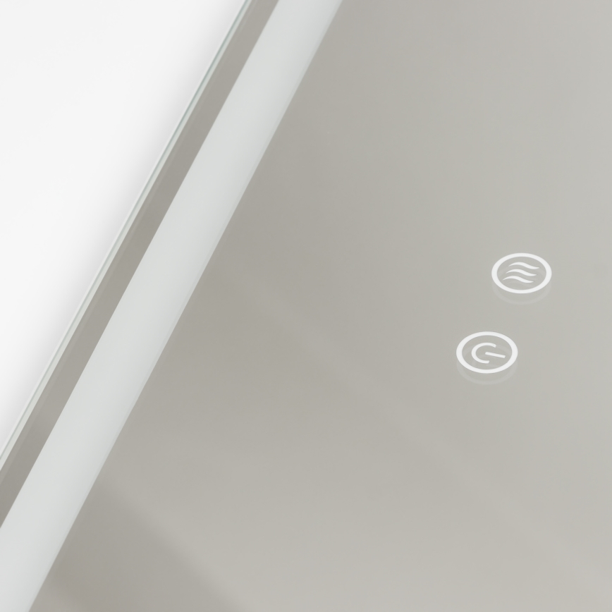 Brilagi - LED vannas istabas apsildāms spogulis BELLA LED/19W/230V 60x90 cm IP44 CRI 90 dimmējams + CCT