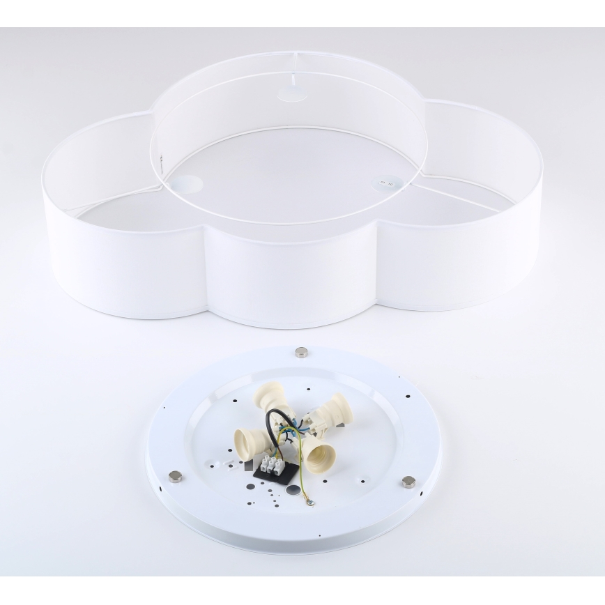 Brilagi - Bērnu griestu gaismeklis NIMBUS 4xE27/15W/230V balta
