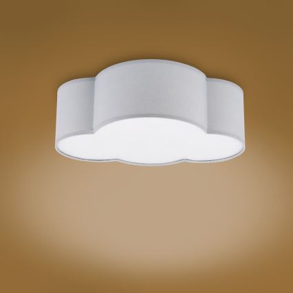 Brilagi - Bērnu griestu gaismeklis NIMBUS MINI 2xE27/15W/230V pelēks