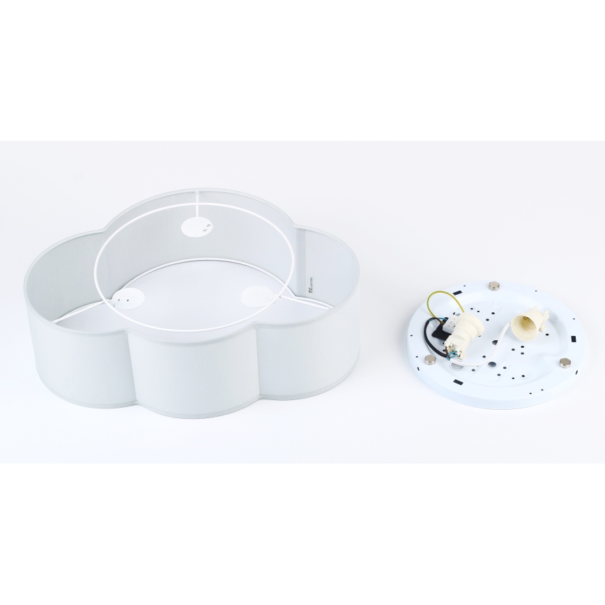 Brilagi - Bērnu griestu gaismeklis NIMBUS MINI 2xE27/15W/230V pelēks
