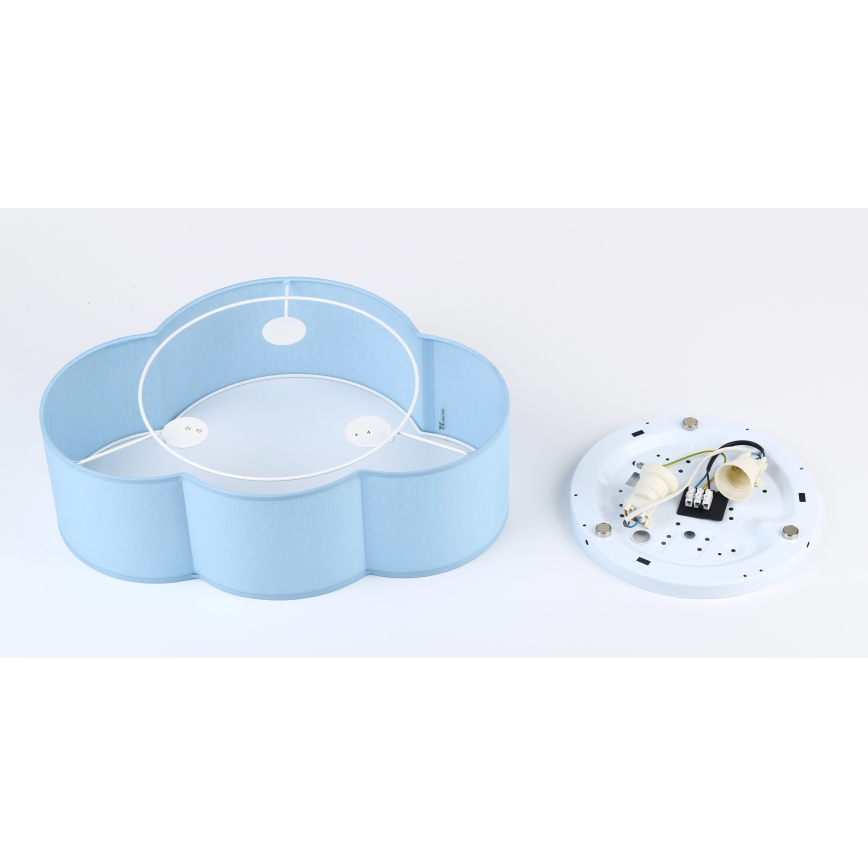 Brilagi - Bērnu griestu gaismeklis NIMBUS MINI 2xE27/15W/230V zils