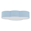Brilagi - Bērnu griestu lampa NIMBUS 4xE27/15W/230V 46x63 cm zila
