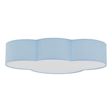 Brilagi - Bērnu griestu lampa NIMBUS 4xE27/15W/230V 46x63 cm zila