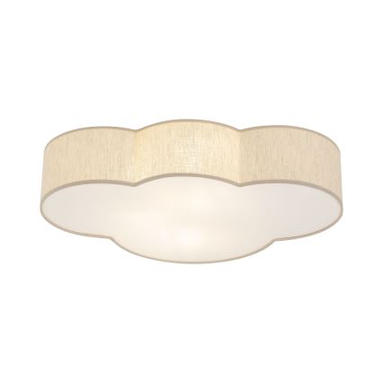 Brilagi - Bērnu griestu lampa NIMBUS LINEN 4xE27/15W/230V 46x63 cm bēša