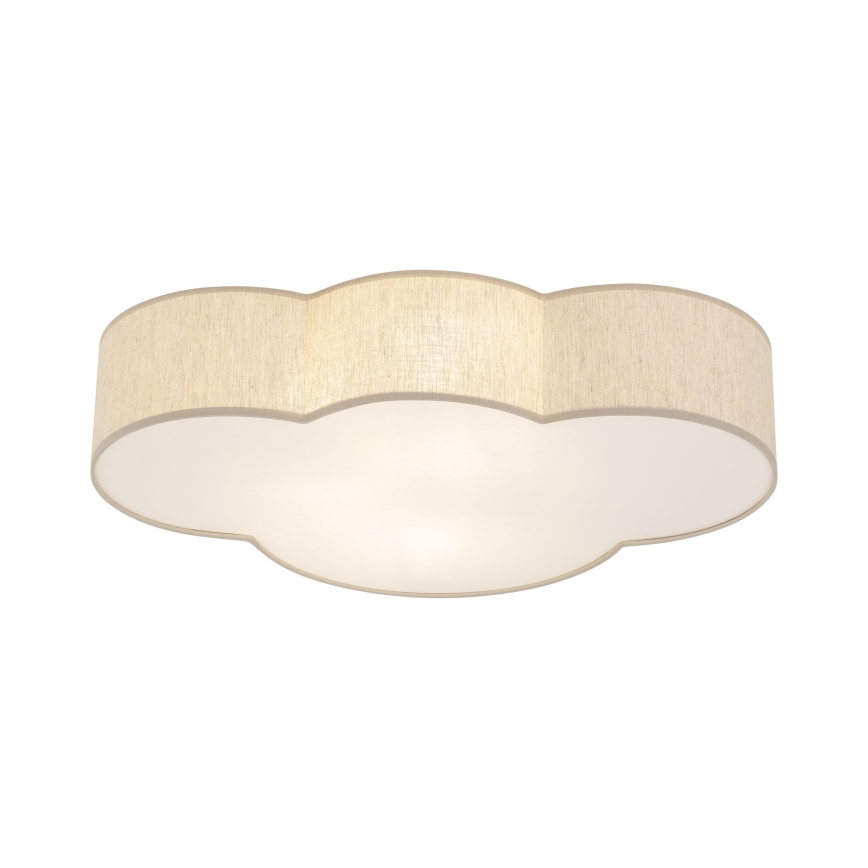 Brilagi - Bērnu griestu lampa NIMBUS LINEN 4xE27/15W/230V bēša