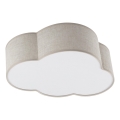 Brilagi - Bērnu griestu lampa NIMBUS MINI 2xE27/15W/230V 31x43 bēša