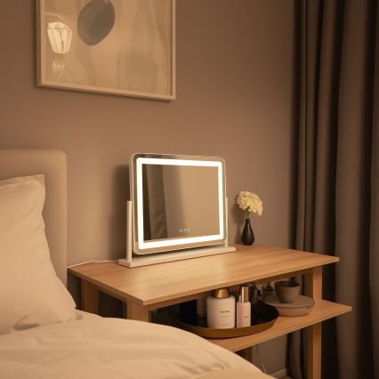 BRILAGI - LED spogulis ar regulējamu spilgtumu CALIFORNIA LED/25W/230V 3000/4000/6500K 55x44 cm balta