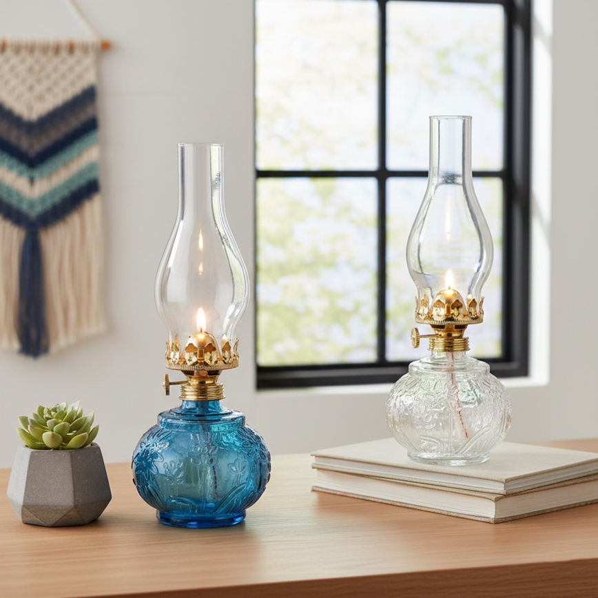 Brilagi - Caurspīdīga petrolejas lampa MERLIN