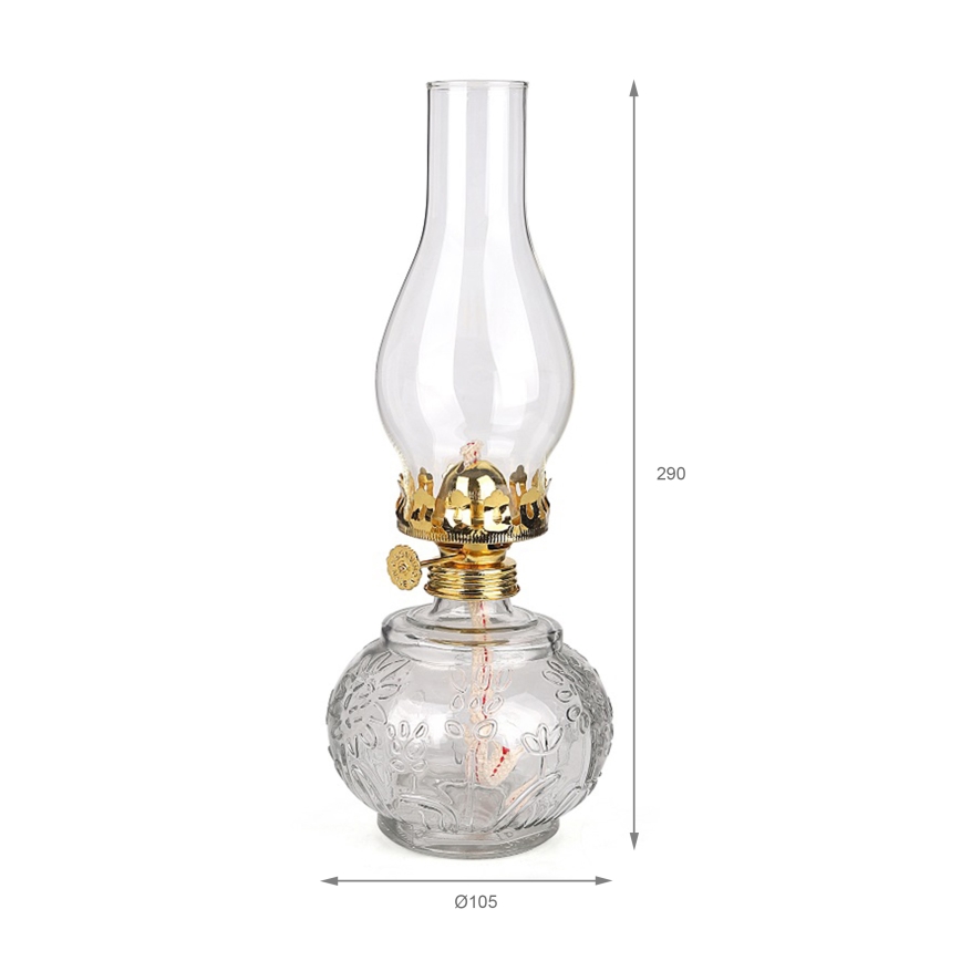 Brilagi - Caurspīdīga petrolejas lampa MERLIN
