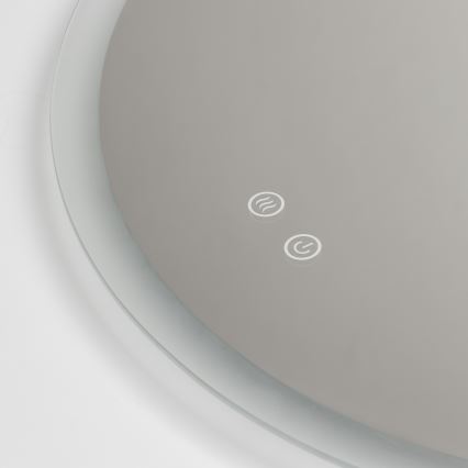 Brilagi - LED vannas istabas apsildāmais spogulis CLARA PRO LED/19W/230V Ø 60 cm IP44 CRI 90 ar regulējamu spilgtumu + CCT
