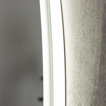 Brilagi - LED vannas istabas apsildāmais spogulis CLARA PRO LED/19W/230V Ø 60 cm IP44 CRI 90 ar regulējamu spilgtumu + CCT