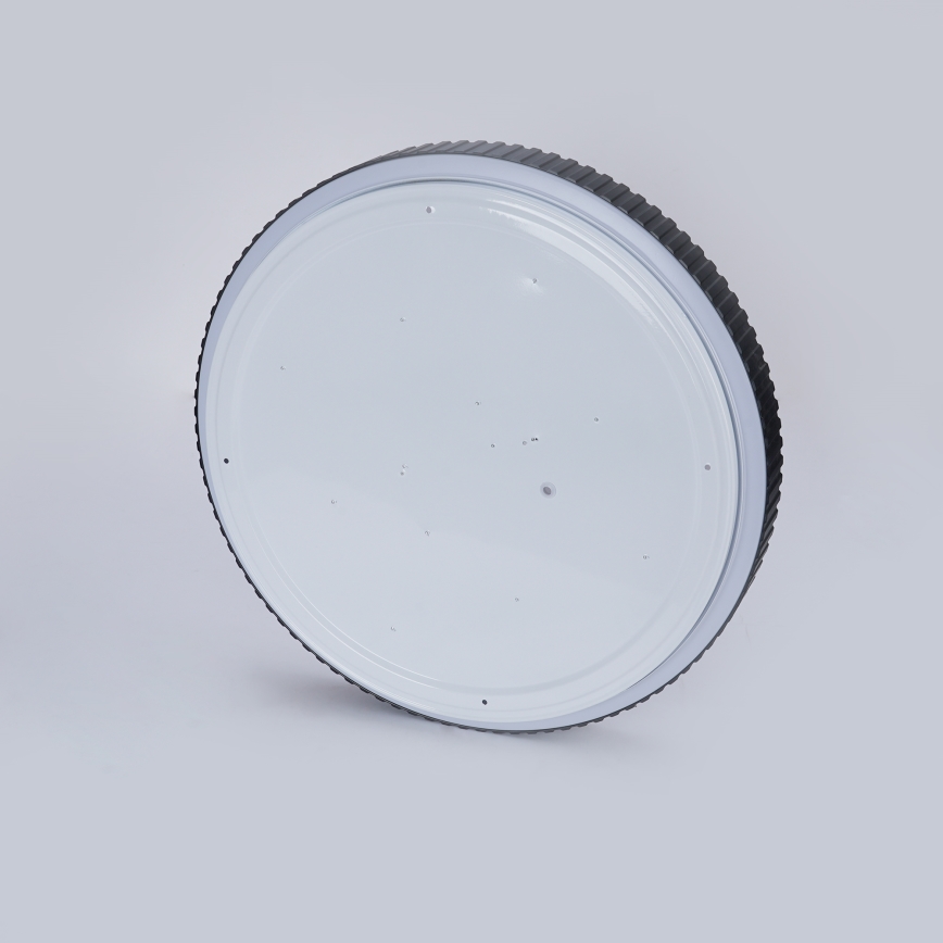 Brilagi - LED dimējama griestu lampa CORVO LED/72W/230V 3000-6000K melna Ø 50 cm + tālvadības pults