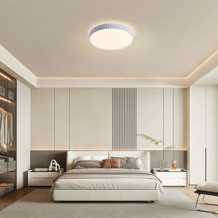 Brilagi - LED regulējama griestu lampa CORVO LED/54W/230V 3000-6000K, balta, diam. 40 cm + tālvadības pults