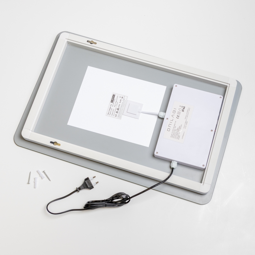 Brilagi - LED vannas istabas apsildāms spogulis DIANA LED/13W/230V 60x40 cm IP44 CRI 90 ar regulējamu spilgtumu + CCT