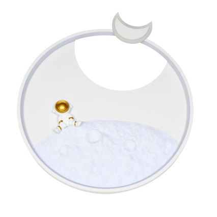 Brilagi - LED regulējama bērnu griestu lampa ASTRO LED/20W/230V pr. 50 cm 3000-6000K astronauts + tālvadības pults