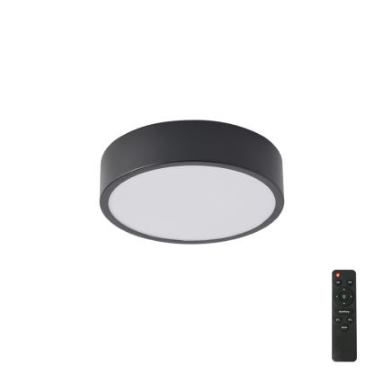 Brilagi - LED aptumšojama griestu lampa POOL LED/18W/230V 3000-6000K 20 cm, melna + tālvadības pults