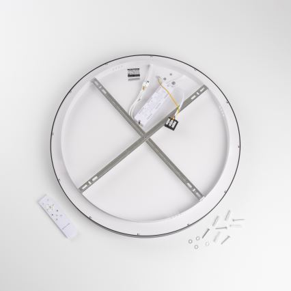 Brilagi - LED dimmējama griestu lampa FALCON II LED/99W/230V 3000-6500K Ø 60 cm melna + tālvadības pults