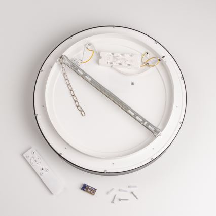 Brilagi - Regulējams LED griestu gaismeklis FALCON LED/40W/230V 3000-6500K Ø 45 cm melns + ar tālvadības pulti