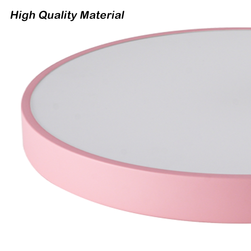 Brilagi - LED dimmējams griestu gaismeklis POOL LED/48W/230V 3000-6000K Ø 40 cm rozā + ar tālvadības pulti