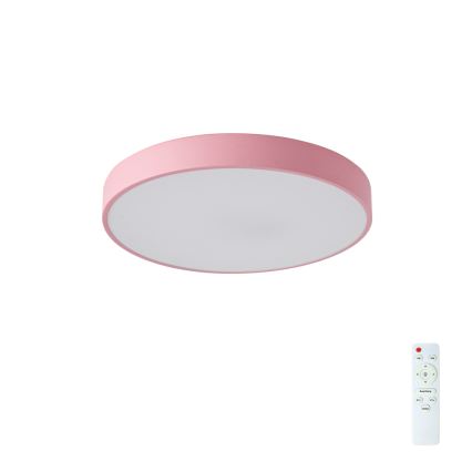 Brilagi - LED dimmējams griestu gaismeklis POOL LED/48W/230V 3000-6000K Ø 40 cm rozā + ar tālvadības pulti
