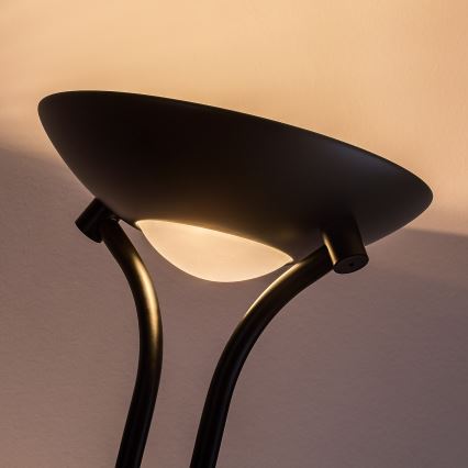 Brilagi - Dimējama stāvlampa SCARLETT 1xR7s/230W/230V + 1xG9/40W melna