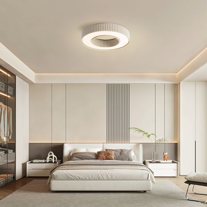 Brilagi - LED regulējama griestu lampa LUMIX LED/48W/230V 3000-6000K bēša Ø 50 cm + ar tālvadības pulti