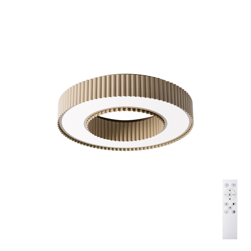 Brilagi - LED regulējama griestu lampa LUMIX LED/48W/230V 3000-6000K bēša Ø 50 cm + ar tālvadības pulti