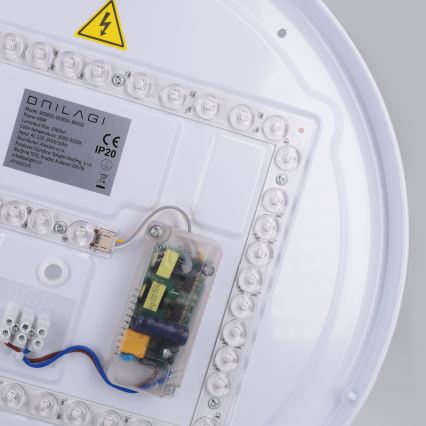 Brilagi - LED griestu lampa ALVA ar regulējamu spilgtumu LED/48W/230V 3000-6500K diametrs 51 cm balta + tālvadība