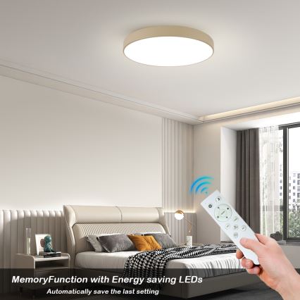 Brilagi - Regulējama LED griestu lampa POOL SMART LED/100W/230V 3000-6000K 80 cm bēša Wi-Fi Tuya + tālvadība
