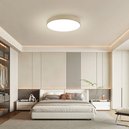 Brilagi - Regulējama LED griestu lampa POOL SMART LED/100W/230V 3000-6000K 80 cm bēša Wi-Fi Tuya + tālvadība