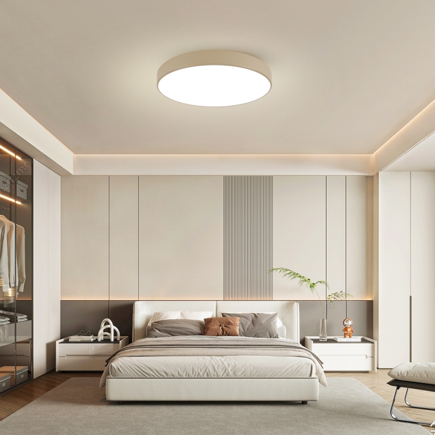 Brilagi - Regulējama LED griestu lampa POOL SMART LED/100W/230V 3000-6000K 80 cm bēša Wi-Fi Tuya + tālvadība